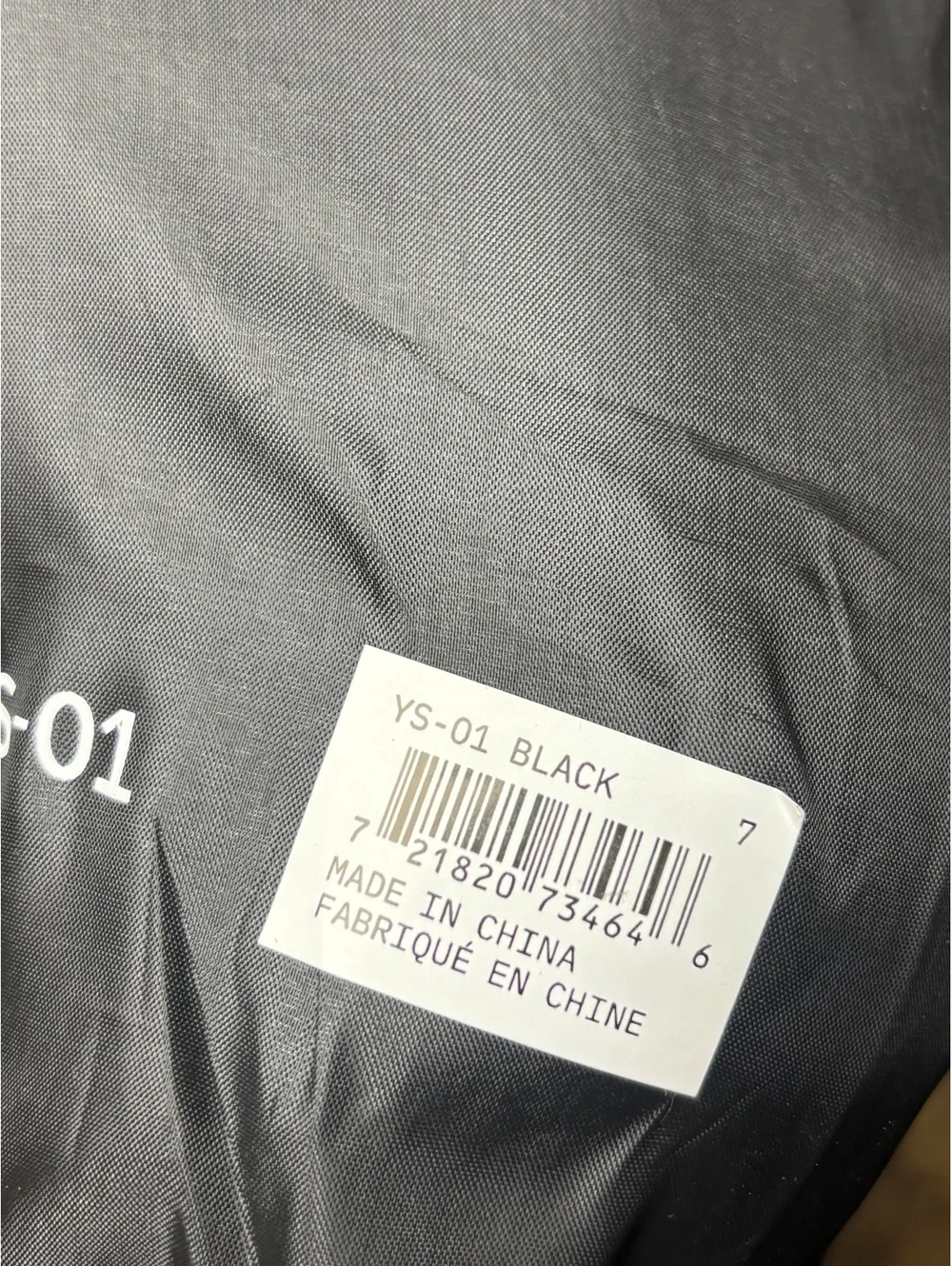YS-01 black Yeezy slide size 7